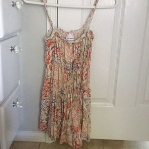 Babydoll Style print mini dress